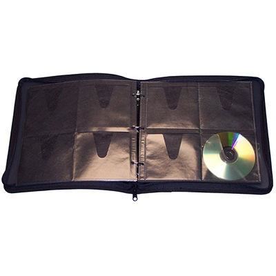 Image for WORKMATE ZIPPERED CD/DVD STORAGE CASE 96 DISC CAPACITY from Coastal Office National